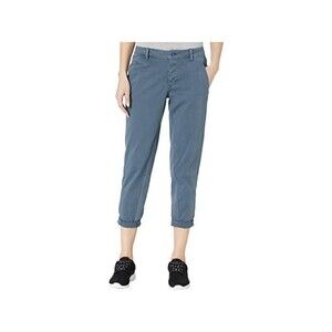 New NWT Womens Prana Pants Janessa Nickel 14 Regular Pockets Blue Gray 32 Crop
